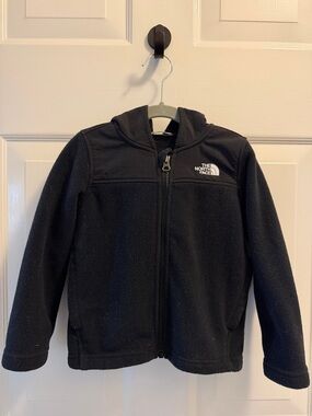 The North Face Black Hooded Fleece Jacket